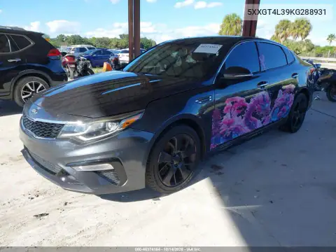 5XXGT4L39KG288931 — 2019 Kia Optima, фото 2 с аукциона IAAI, Естественный износ