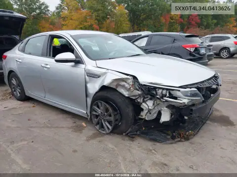 5XXGT4L34LG413626 — 2020 Kia Optima, Передняя часть, фото до ремонта