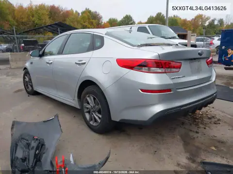 5XXGT4L34LG413626 — 2020 Kia Optima, фото 4 с аукциона IAAI, Передняя часть