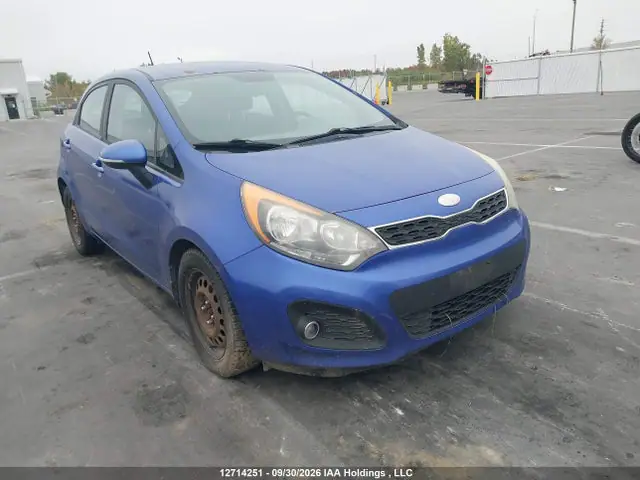 KNADN5A30E6900603 — 2014 Kia Rio EX/LX/lx+/Sx, Передан на благотворительность (Charity), фото до ремонта