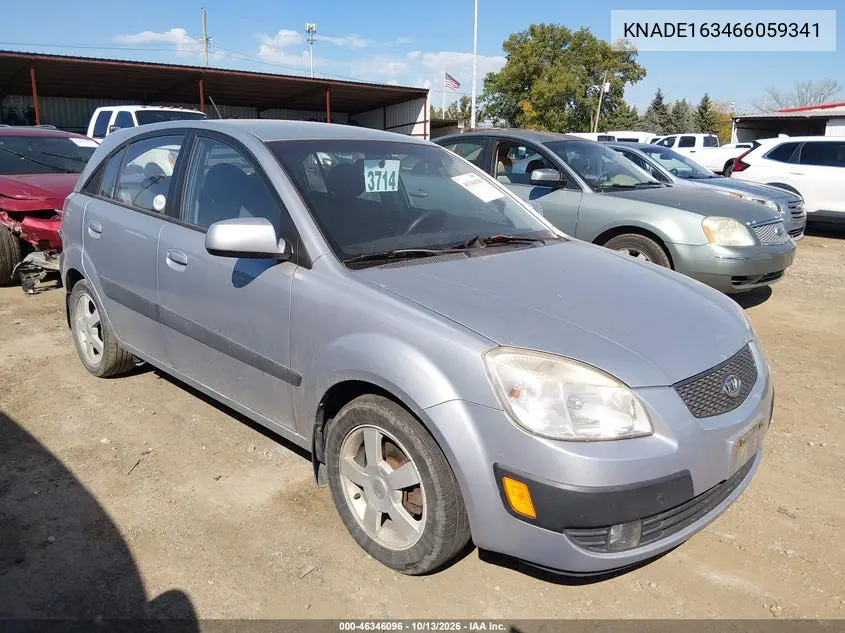 KNADE163466059341 Kia Rio 2006 — повреждение Передняя часть, фото до ремонта