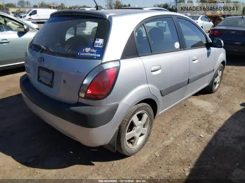 KNADE163466059341 — 2006 Kia Rio, фото 4 с аукциона IAAI, Передняя часть