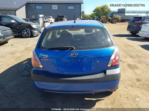 2008 Kia Rio5 Ex/Ex-Convenience/Ex-Sport VIN KNADE163986300796 фото 17