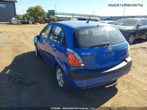 2008 Kia Rio5 Ex/Ex-Convenience/Ex-Sport VIN KNADE163986300796 фото 4