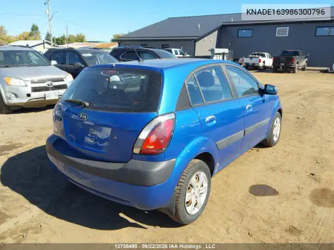 2008 Kia Rio5 Ex/Ex-Convenience/Ex-Sport VIN KNADE163986300796 фото 5