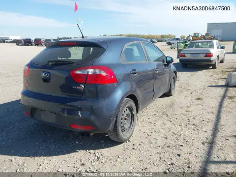 2013 Kia Rio Ex/Sx VIN KNADN5A30D6847500 фото 5