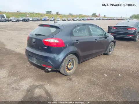 2014 Kia Rio 5-Door VIN KNADN5A33E6920036 фото 4