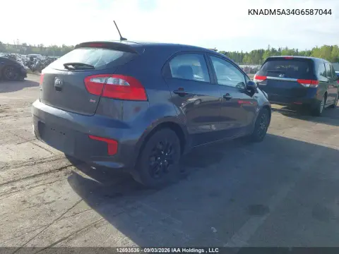 2016 Kia Rio Lx VIN KNADM5A34G6587044 фото 5