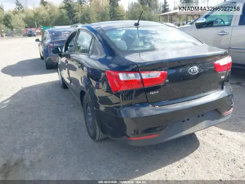 2017 Kia Rio Lx VIN KNADM4A32H6027258 фото 3