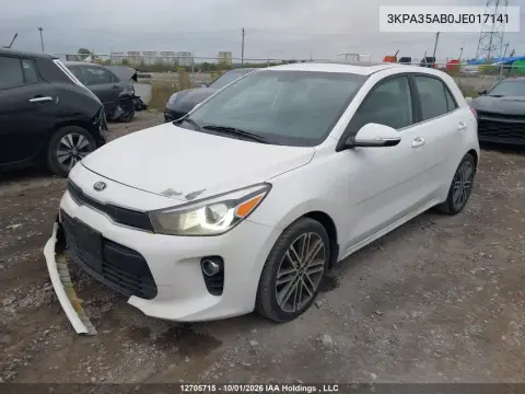 2018 Kia Rio Ex/Ex Sport/Ex Tech Navi VIN 3KPA35AB0JE017141 фото 3