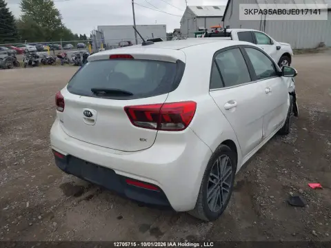 2018 Kia Rio Ex/Ex Sport/Ex Tech Navi VIN 3KPA35AB0JE017141 фото 5