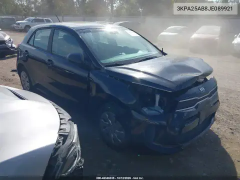 3KPA25AB8JE089921 — 2018 Kia Rio, Передняя часть, фото до ремонта
