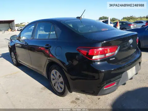 2019 Kia Rio Lx VIN 3KPA24AB9KE248988 фото 4