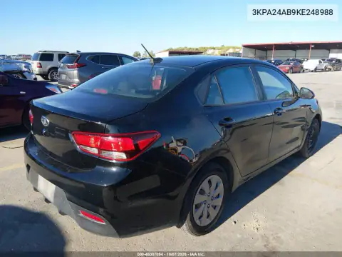 2019 Kia Rio Lx VIN 3KPA24AB9KE248988 фото 5