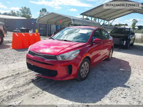 3KPA24AD8LE295819 — 2020 Kia Rio, фото 3 с аукциона IAAI, Передняя часть