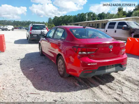 3KPA24AD8LE295819 — 2020 Kia Rio, фото 4 с аукциона IAAI, Передняя часть