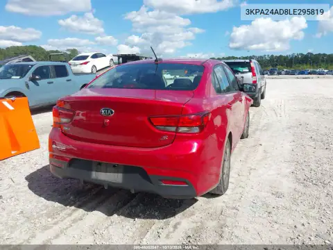 3KPA24AD8LE295819 — 2020 Kia Rio, фото 5 с аукциона IAAI, Передняя часть