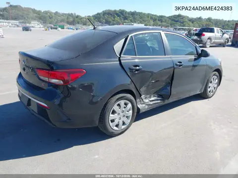2021 Kia Rio S VIN 3KPA24AD6ME424383 фото 5