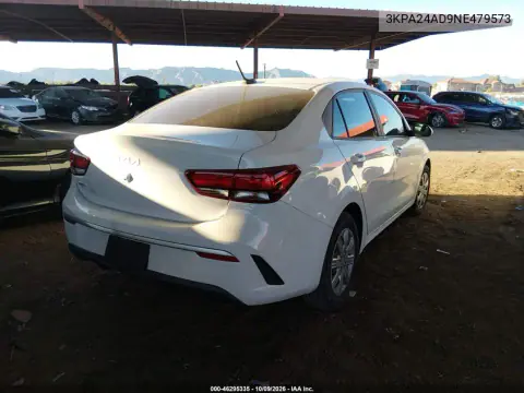 2022 Kia Rio Lx VIN 3KPA24AD9NE479573 фото 5
