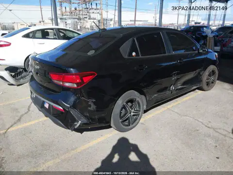 3KPA24AD0NE482149 — 2022 Kia Rio, фото 5 с аукциона IAAI, Левая / Правая сторона