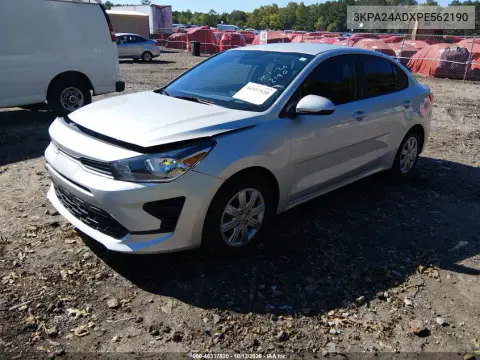 2023 Kia Rio S VIN 3KPA24ADXPE562190 фото 3