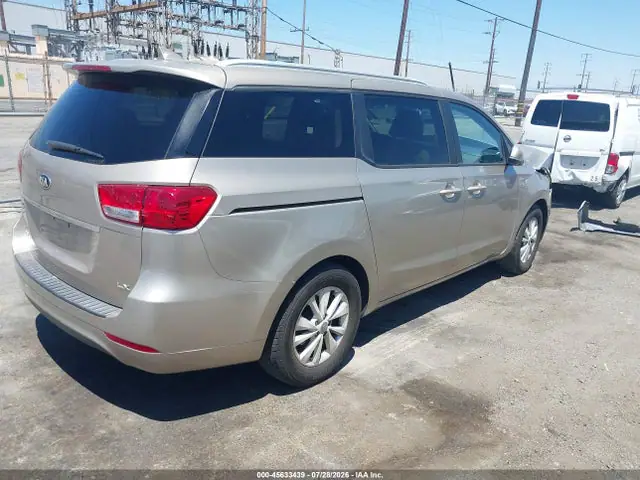 2015 KIA SEDONA LX VIN KNDMB5C15F6041808 фото 4