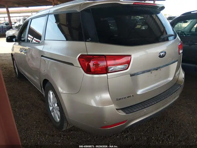 2015 KIA SEDONA LX VIN KNDMB5C1XF6027998 фото 3