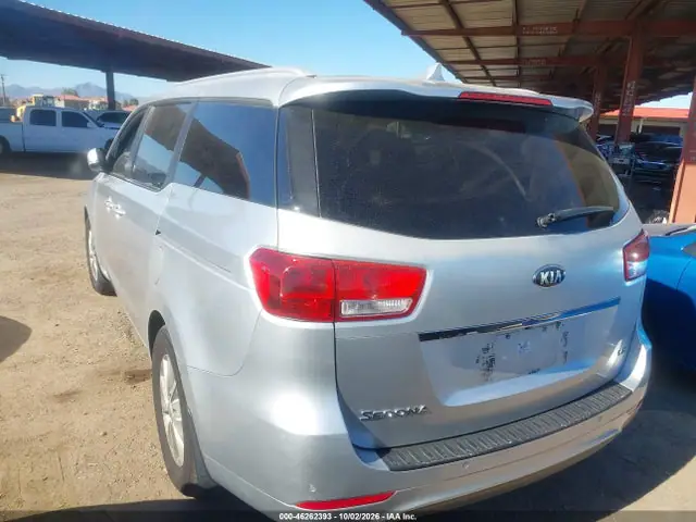 2016 KIA SEDONA LX VIN KNDMB5C12G6209776 фото 3