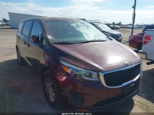 KNDMB5C13H6233201 — 2017 Kia Sedona LX, Естественный износ (Normal Wear & Tear), фото до ремонта