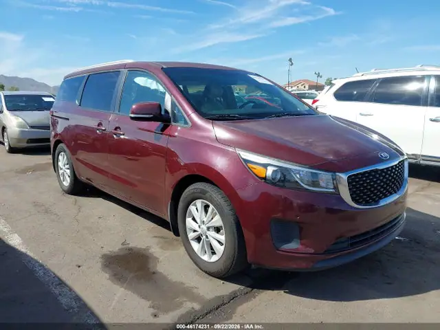 KNDMB5C16J6381896 — 2018 Kia Sedona LX, Левый бок (Left Side), фото до ремонта