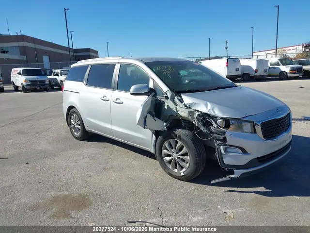 KNDMB5C13K6467720 — 2019 Kia Sedona LX, Правый бок (Right Side), фото до ремонта