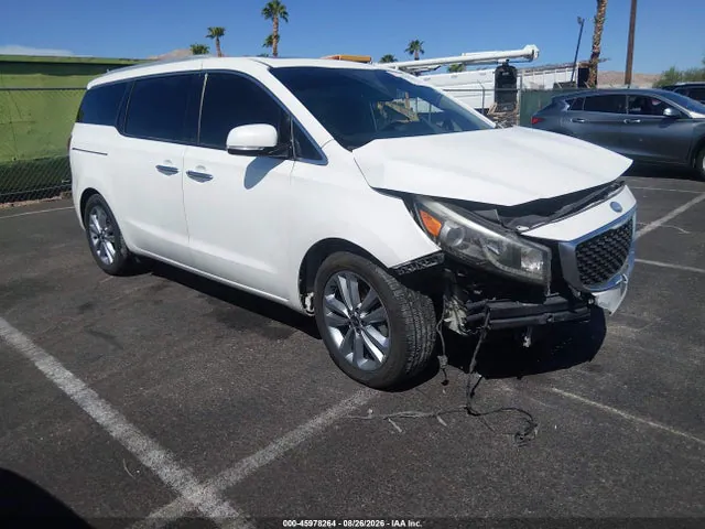 2015 KIA Sedona Sx Luxury VIN KNDME5C19F6045691 фото 1