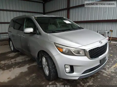 KNDMC5C19G6108005 — 2016 Kia Sedona, Ходовая часть, фото до ремонта