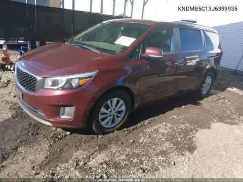 2018 Kia Sedona Lx VIN KNDMB5C13J6399935 фото 2