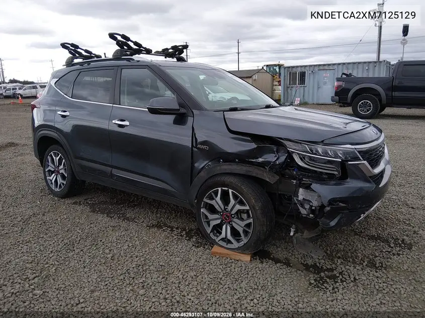 2021 Kia Seltos Sx Turbo VIN KNDETCA2XM7125129 фото 2