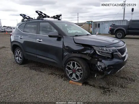 2021 Kia Seltos Sx Turbo VIN KNDETCA2XM7125129 фото 2