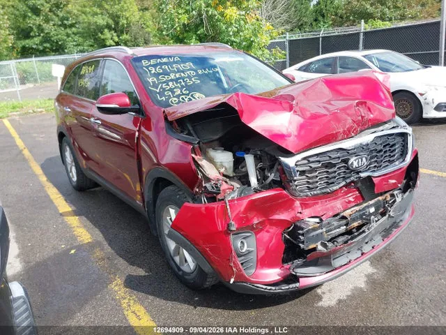 2019 KIA Sorento 2.4l Lx/3.3l Lx VIN 5XYPGDA54KG584735 фото 1