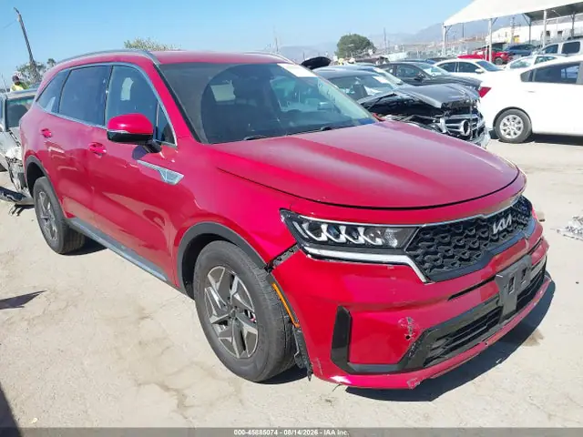 KNDRH4LG1P5197063 Kia Sorento Hybrid EX 2023 — повреждение Левый бок, фото до ремонта