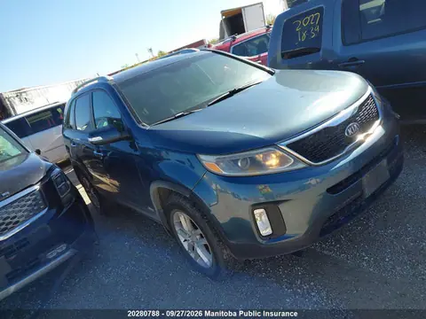 5XYKTCA62EG491144 — 2014 Kia Sorento LX, Град (Hail), фото до ремонта