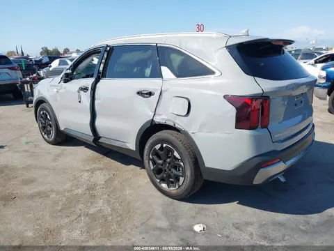 2025 KIA SORENTO S VIN 5XYRL4JC9SG396196 фото 3