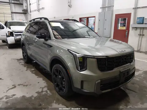 5XYRKDJF3SG346584 — 2025 Kia Sorento X-Line Sx Prestige, Задняя часть слева (Left Rear), фото до ремонта