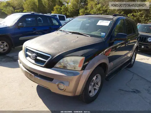 2004 Kia Sorento Ex/Lx VIN KNDJC733645328431 фото 3
