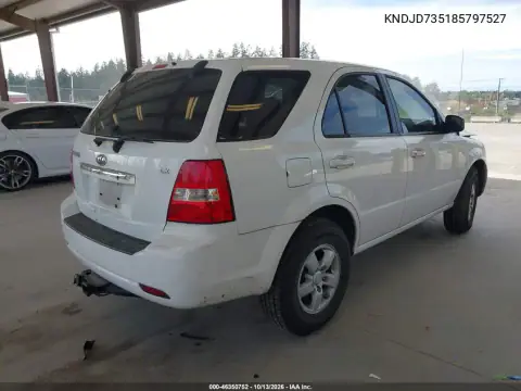 KNDJD735185797527 — 2008 Kia Sorento, фото 4 с аукциона IAAI, Передняя часть