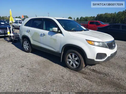 5XYKTCA13BG017039 — 2011 Kia Sorento, Естественный износ, фото до ремонта