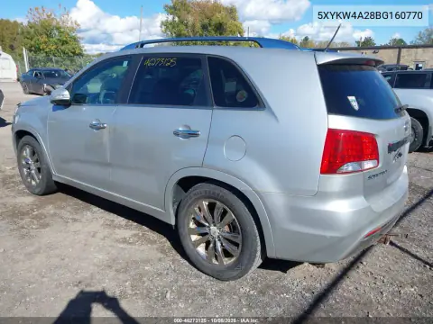 2011 Kia Sorento Sx V6 VIN 5XYKW4A28BG160770 фото 3