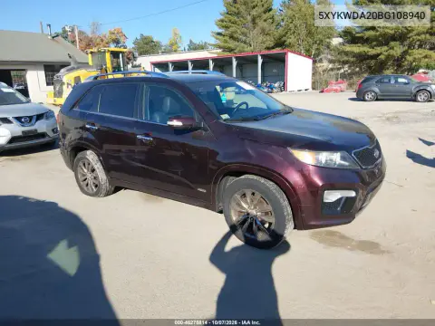 5XYKWDA20BG108940 — 2011 Kia Sorento, Левая сторона, фото до ремонта