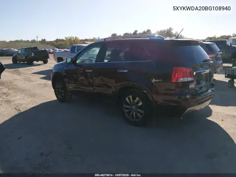 2011 Kia Sorento Sx V6 VIN 5XYKWDA20BG108940 фото 4
