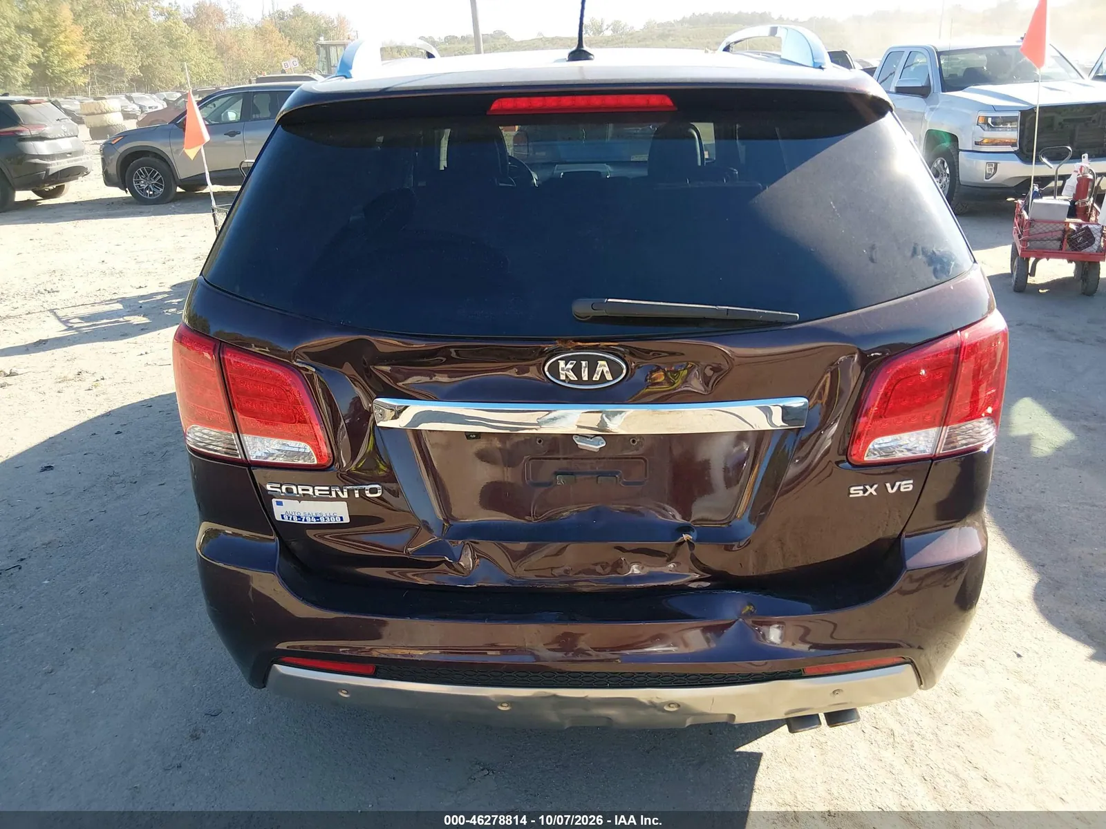 2011 Kia Sorento Sx V6 VIN 5XYKWDA20BG108940 фото 7