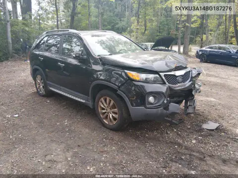 5XYKU3A14BG187276 — 2011 Kia Sorento, Передняя часть, фото до ремонта