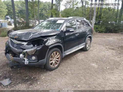 2011 Kia Sorento Ex VIN 5XYKU3A14BG187276 фото 2